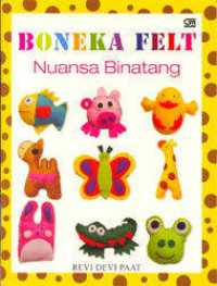 Boneka Felt Nuansa Binatang